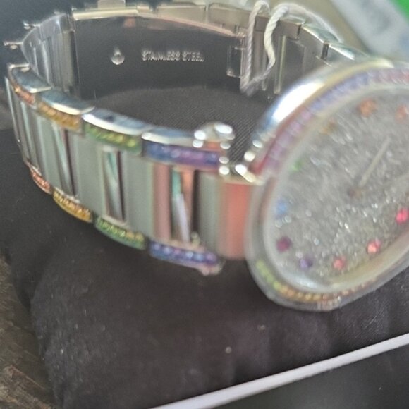 Coach Silver Watch with Sparkling Face and Metallic Band main image 8